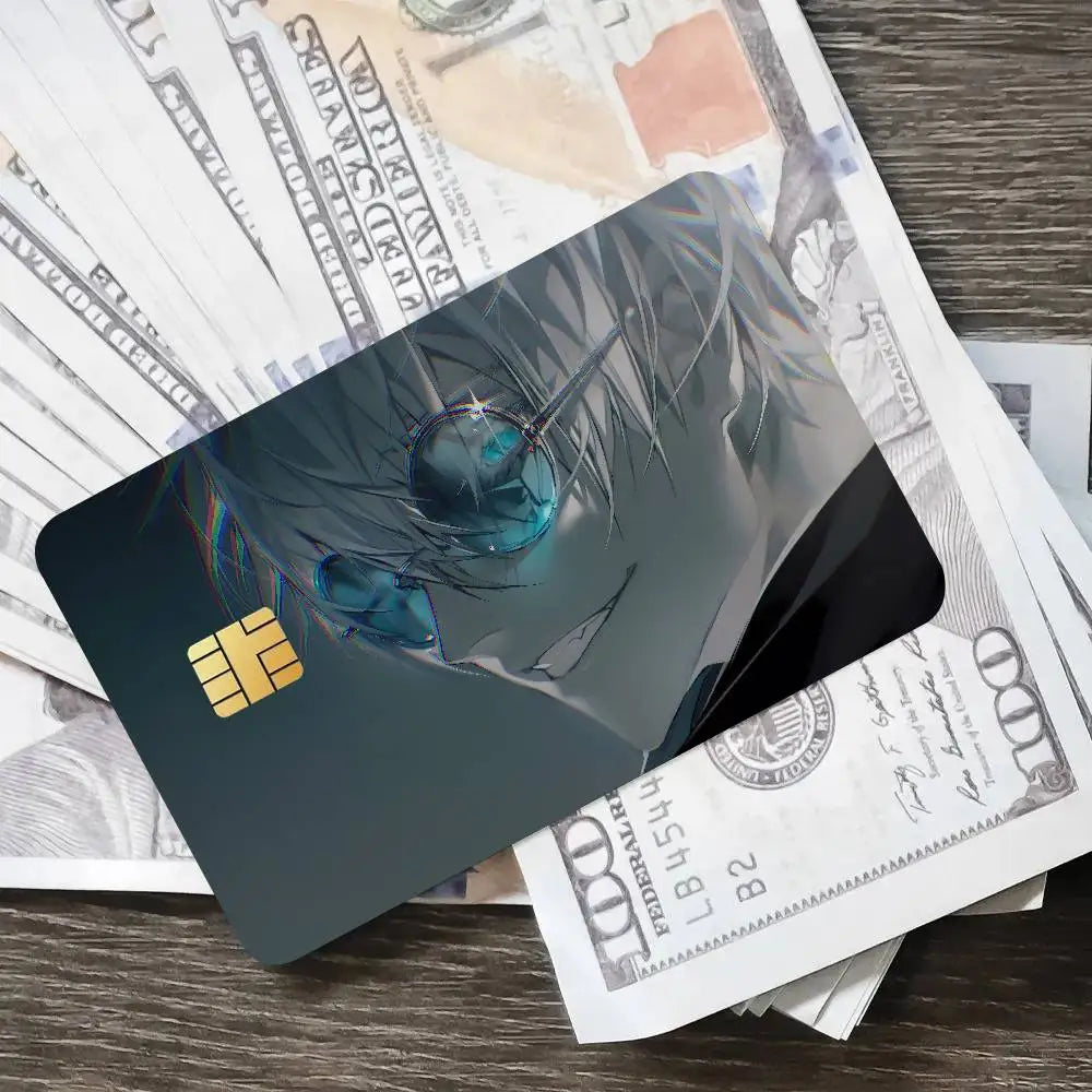 Cool Fashion Anime Popular Hot Top Jujutsu Kaisen Luxury Credit Card Film Debit Protect Bank Bus Card Sticker Skin