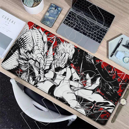 XXL J-Jujutsu Kaisen Gojo Satoru Mouse Pad Carpet Cartoon Anime Gaming Mousepad Non-Slip Rubber Desk Mat Computer Laptop Office