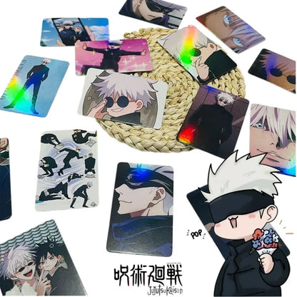 Jujutsu Kaisen Gojo Satoru Laser Lomo Cards Anime Collectible Photocard Gifts Hologram card anime lomo card