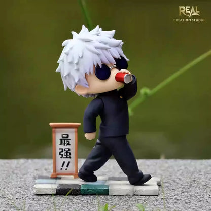 Jujutsu Kaisen Anime Figure Satoru Gojo Geto Suguru Action Figurine Q Version PVC Statue Model Doll Toys Collection Decor Gift - Jujutsu Kaisen Merch - Free Shipping Buy Now