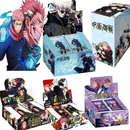 Jujutsu Kaisen Rare Thick Cards Deluxe Edition Gojo Satoru Fushiguro Megumi Anime Collectible Cards Toy Gifts for Kids