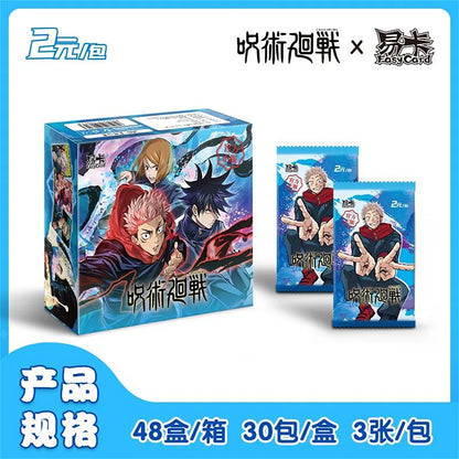 Jujutsu Kaisen Card Gojo Satoru Fushiguro Megumi Itadori Yuji Warlock Japanese Anime Character Games Collection Card Toys Gifts