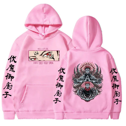 Autumn and winter comfortable and soft hot blood adventure anime Jujutsu Kaisen print men's casual fashion street hoodie - Jujutsu Kaisen Merch - Free Shipping Buy Now