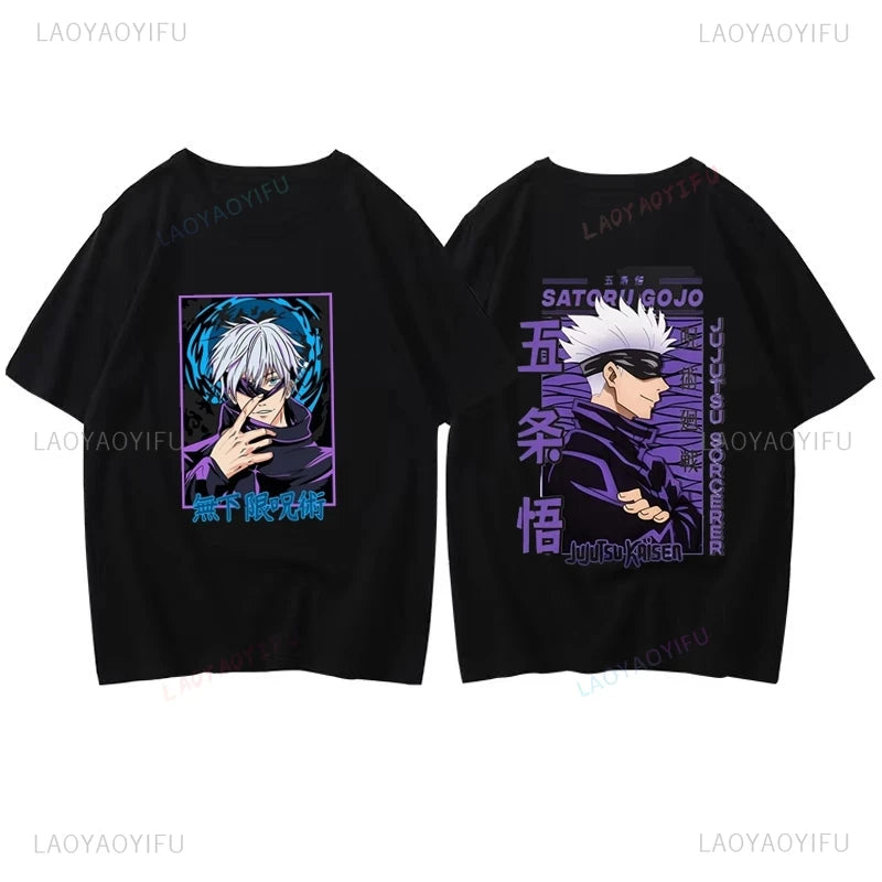 Manga "JUJUTSU KAISEN" Graphic Printed Shirts, Unisex Everyday Harajuku Streetwear, Spring and Summer Casual Fashion T-shirts - Jujutsu Kaisen Merch - Free Shipping Buy Now