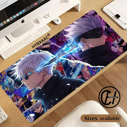 Hot-selling HD J-Jujutsu Kaisen Mouse Pad Professional Gaming Mouse Pad Waterproof Non-Skid Keyboard Mat Big Size Desk Pad