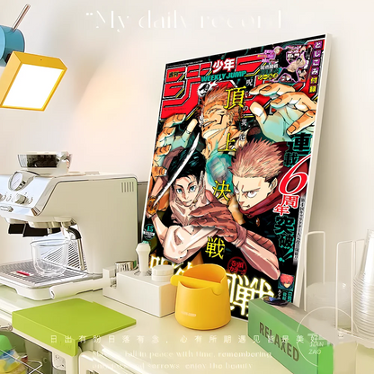 Jujutsu Kaisen Anime DIY Sticky Poster Waterproof Paper Sticker Coffee House Bar Home Decor