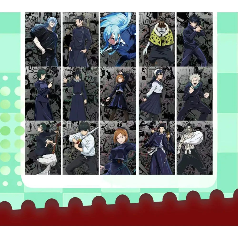 Jujutsu Kaisen Hobby Creative Collection Cards Fantasy Anime Highly Popular Characters Peripheral Card Bricks Kids Trendy Gifts