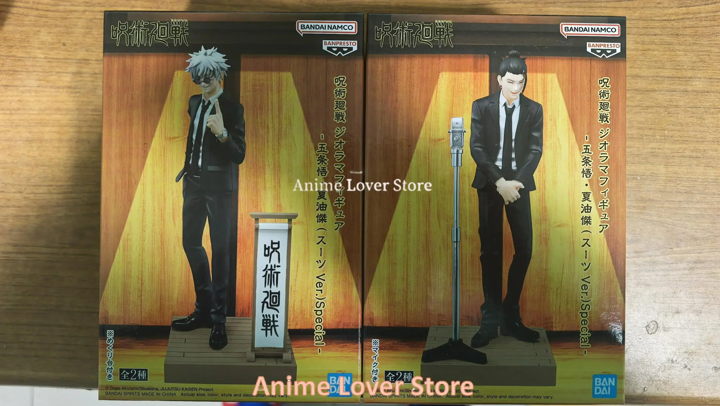 In Stock Bandai Banpresto Jujutsu Kaisen DIORAMA Satoru Gojo Geto Suguru Suit Ver. Anime Figure Toys - Jujutsu Kaisen Merch - Free Shipping Buy Now