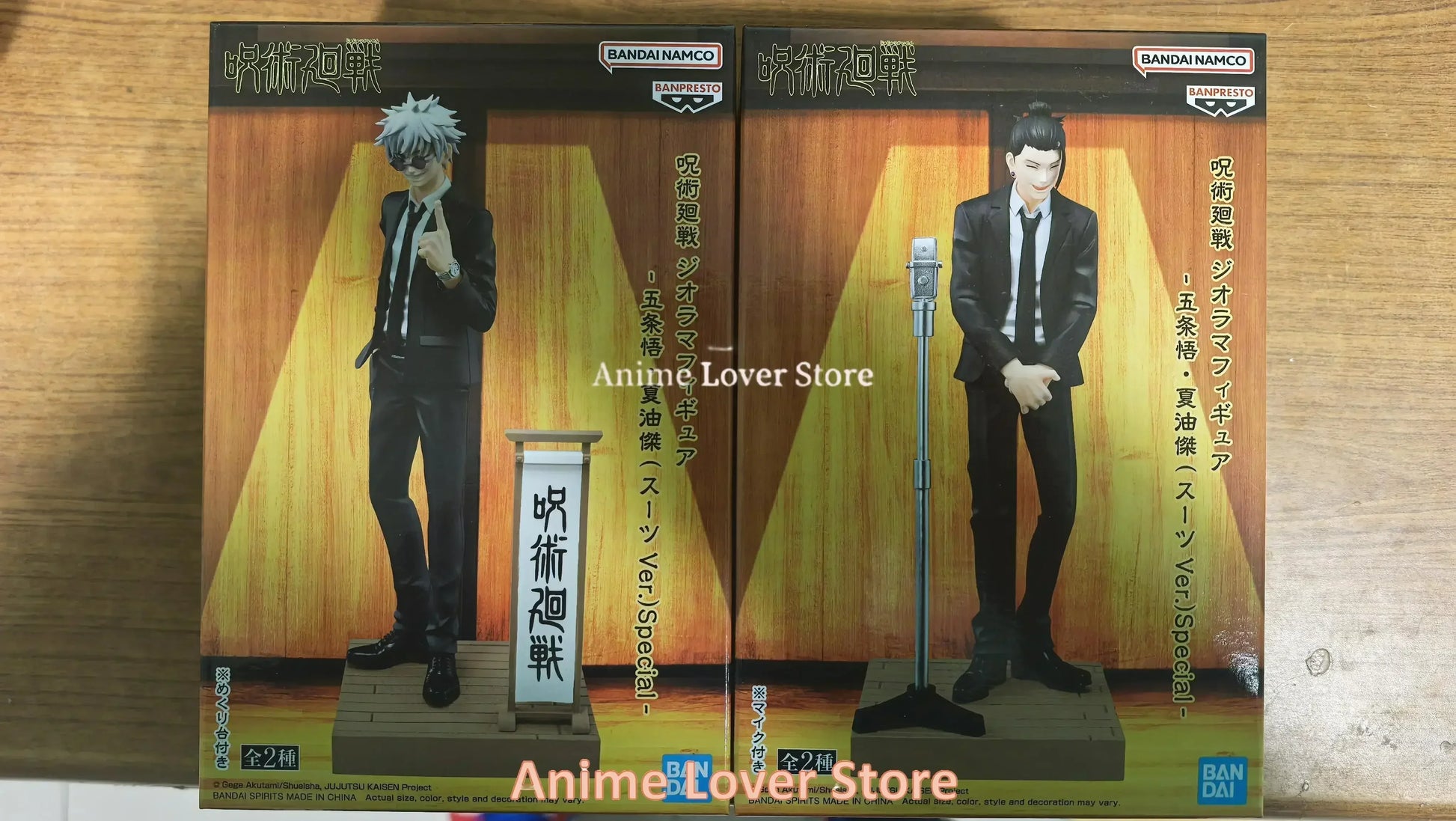 In Stock Bandai Banpresto Jujutsu Kaisen DIORAMA Satoru Gojo Geto Suguru Suit Ver. Anime Figure Toys - Jujutsu Kaisen Merch - Free Shipping Buy Now