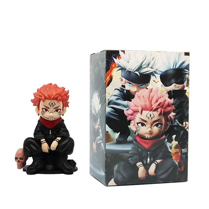 Jujutsu Kaisen Figure Itadori Yuji Gojo Satori Fushiguro Megumi Kugisaki Kawaii Toy Car Decoration PVC Model Gift - Jujutsu Kaisen Merch - Free Shipping Buy Now