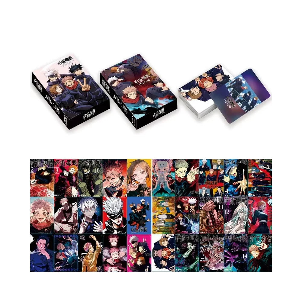 30 Pcs Commemorative Card Gojou Satoru Inumaki Toge Anime Cosplay Animation LOMO Card High-Definition Cards