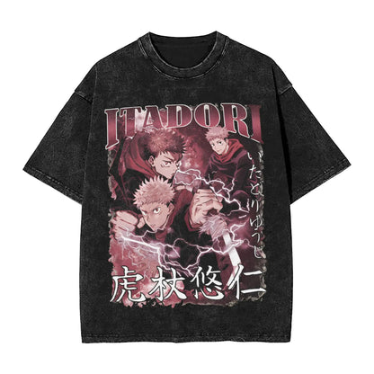 Summer Jujutsu Kaisen Choso girl dinner anime  Washed T Shirt Merch Oversize T-Shirts  for Men Women Tee - Jujutsu Kaisen Merch - Free Shipping Buy Now