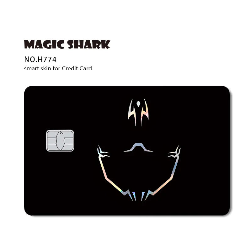 J-Jujutsu K-Kaisen Anime Laser Holographic Itadori Yuji Megumi Fushiguro Gojo Satoru Credit Debit Bank Card Sticker Film Skin
