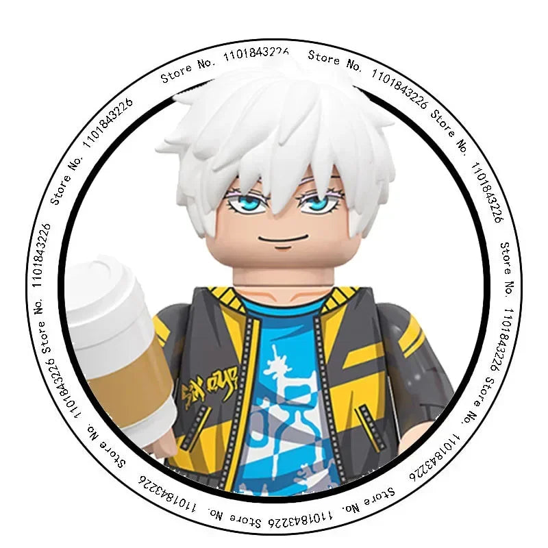 Jujutsu Kaisen Bleach Building Blocks Itadori Yuji Gojo Satoru Ryomen Sukuna Mini Action Figure Accessories Christmas Gifts