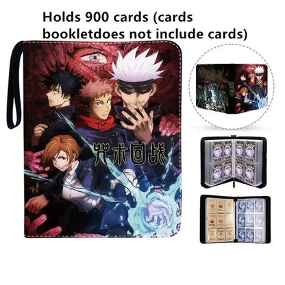 Anime Jujutsu Kaisen Collection 400pcs/900pcs Phantom Parade Card Album Book Card Zipper Game Cards Binder Holder kids Gift