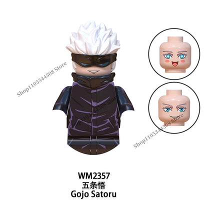 Jujutsu Kaisen MINI Puzzle Brick toys Makora Gojo Satoru Rogo Ryomen Sukuna Kugisaki Nobara Building Blocks Collection Gift