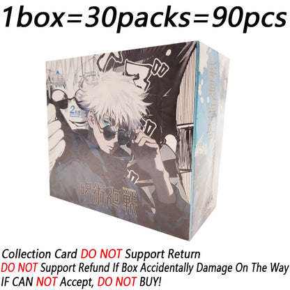 Jujutsu Kaisen Anime Trading Cards Booster Box - Star Card Official Collectible Cards with Rare SSP SP SSR Holo Foil Character