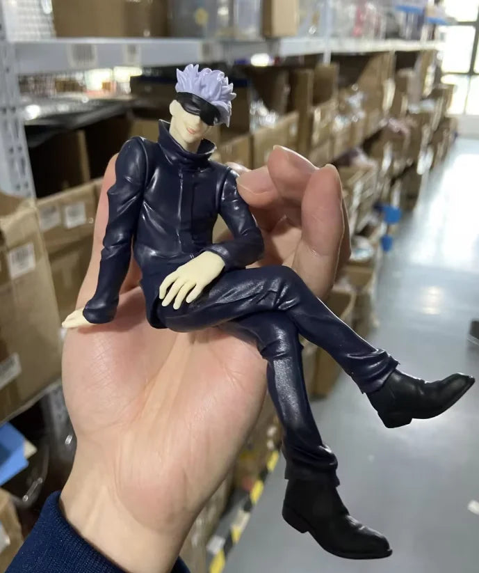 11cm New Gojo Satoru Anime Jujutsu Kaisen Action Figure Itadori Yuji Seated Noodle Stopper Model Toys Japanese Dolls Hobbies  - Jujutsu Kaisen Merch - Free Shipping Buy Now
