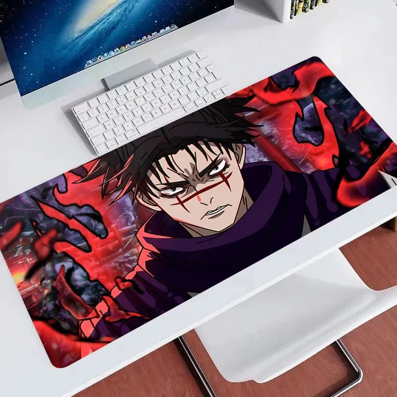 Gaming Mouse Pad Jujutsu Kaisen Choso Office Desk Cushion Computer Accessories Keyboard Table Mat Mousepad 90x40 Laptop Cushion
