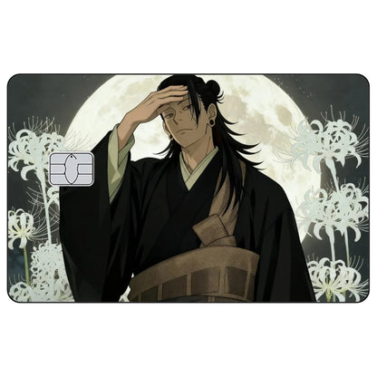 Jujutsu Kaisen Credit Card Skin Sticker Gojo Satoru Stickers for VISA JCB Mastercard and Other IC Bank Card Decoration Protect
