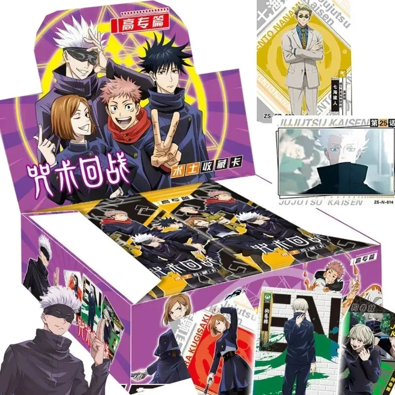 Jujutsu Kaisen Anime Character Collection Deluxe Rare Full Set - Gojo Fushiguro Megumi Itadori Card Game Toy Japanese