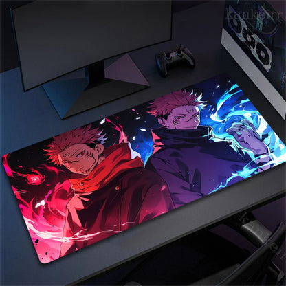 Jujutsu Kaisen Mouse Pad Anime Carpet PC Gamer Computer Black White Keyboard Gaming Accessories Desk Mat Gojo Satoru XL Mousepad