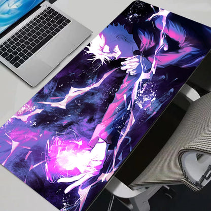 Anime Mouse Pad Gamer Keyboard Mousepad Pc Computer Soft rubber Desk Mat Gaming Pad Non-slip J-jujutsu Kaisen Mouse Mats For LOL