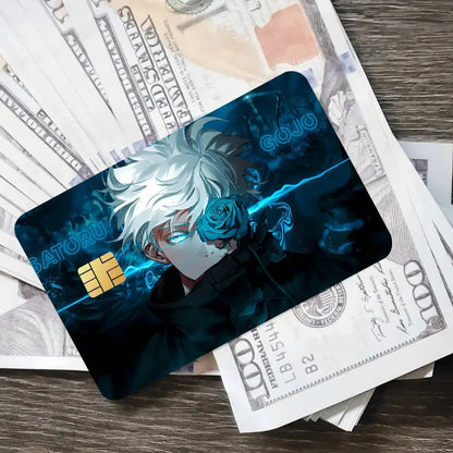 Cool Fashion Anime Popular Hot Top Jujutsu Kaisen Luxury Credit Card Film Debit Protect Bank Bus Card Sticker Skin