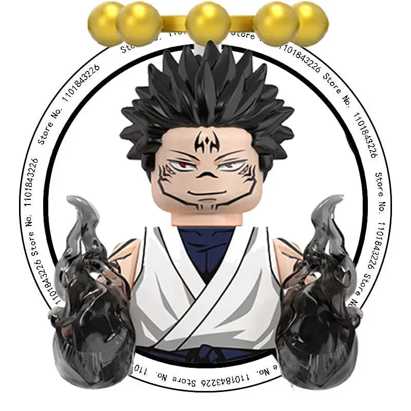 Jujutsu Kaisen Bleach Building Blocks Itadori Yuji Gojo Satoru Ryomen Sukuna Mini Action Figure Accessories Christmas Gifts
