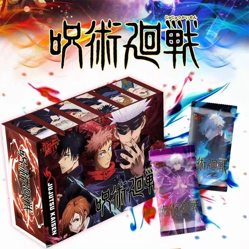 Shuoka Jujutsu Kaisen First one Blind Box Cards - Collectible Set of 13 Packs - Anime Trading Card Game