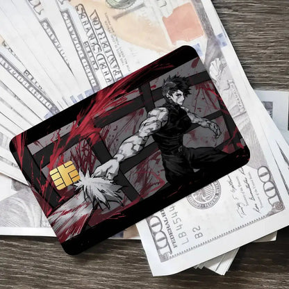 Cool Fashion Anime Popular Hot Top Jujutsu Kaisen Luxury Credit Card Film Debit Protect Bank Bus Card Sticker Skin