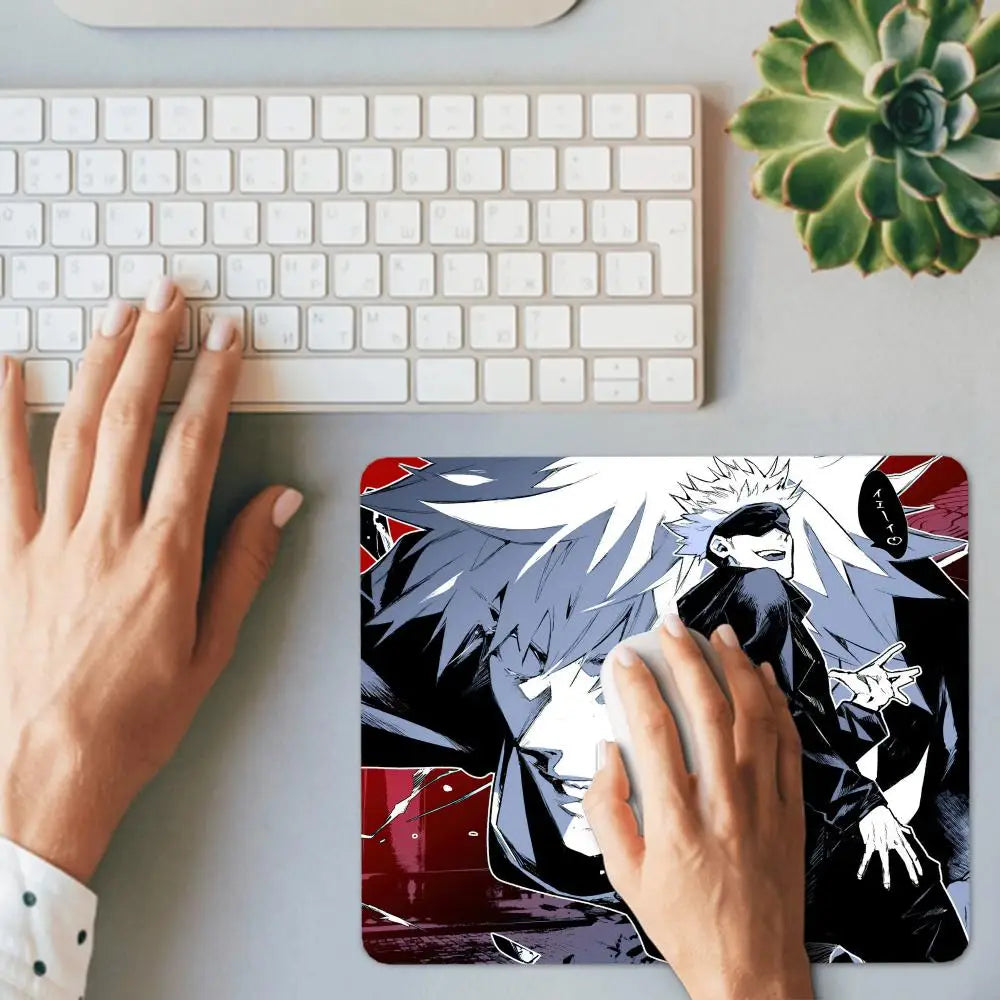 HYBXAXC 450x400mm Jujutsu Kaisen Gaming Mouse Pad XS Small Mousepad For PC Gamer Desktop Decoration Office Mouse Mat Deskmat Rug