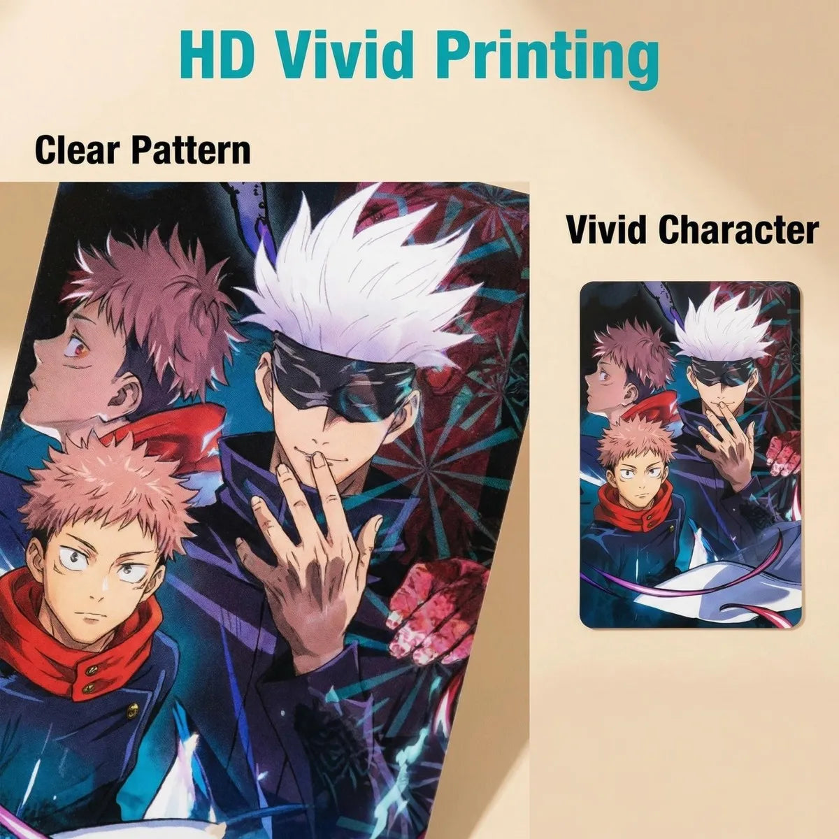 Anime Merch Jujutsu Kaisen Photocard Set 92PCS Gojo Satoru Collectible Anime Photo Cards 2026 Hot HD Print Fans Gifts for Kids