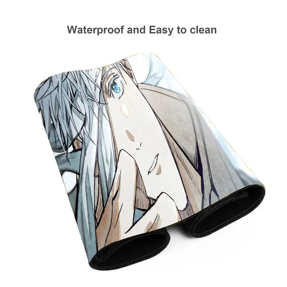 Anime Jujutsu Kaisen Mouse Pad Gojo Satoru Large Gaming Mousepad Gamer Company Keyboard Mouse Mats Computer Desk Mat Big Carpet