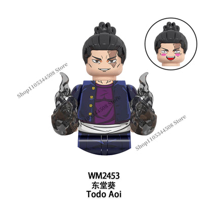 Jujutsu Kaisen MINI Puzzle Brick toys Makora Gojo Satoru Rogo Ryomen Sukuna Kugisaki Nobara Building Blocks Collection Gift