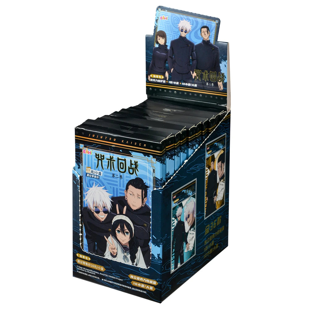 Jujutsu Battle Gojo Shoko Suguru Nobara Classic Anime Collection Card Popular Characters Transparent Card Series Family Toys