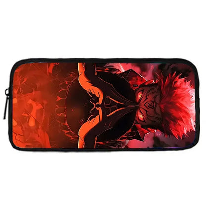 Sac à dos d'école Anime J-Jujutsu Kaisen pour enfant avec sacs à déjeuner, trousses à crayons, sacs d'école pour garçons et filles, meilleur cadeau