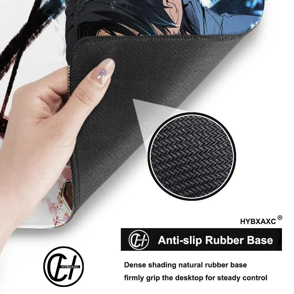 Anime Purple Mouse Pad HD XXL Yuta Okkotsu Gaming Keyboard Rug Laptop Jujutsu Kaisen Mousepad PC Gamer Cabinet Extended Desk Mat