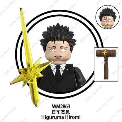 Jujutsu Kaisen Hot Anime Mini Acion Figures Satoru Gojo Model Classic Cartoon Building Blocks Itadori Yuji Dolls Bricks Toy Gift