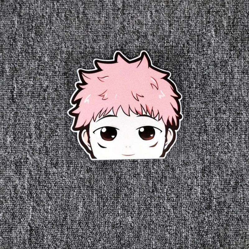 Car Stickers Jujutsu Kaisen Satoru Gojo Anime Cartoon Reflective Decoration For Windshield Bumper Trunk Motorcycles Laptop C40