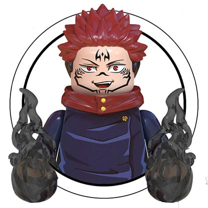 WM6139 WM6140 WM6149 WM6202 WM6201 Jujutsu Kaisen Building Blocks Mini Action Figure Itadori Yuji Gojo Satoru Ryomen Gifts Toys