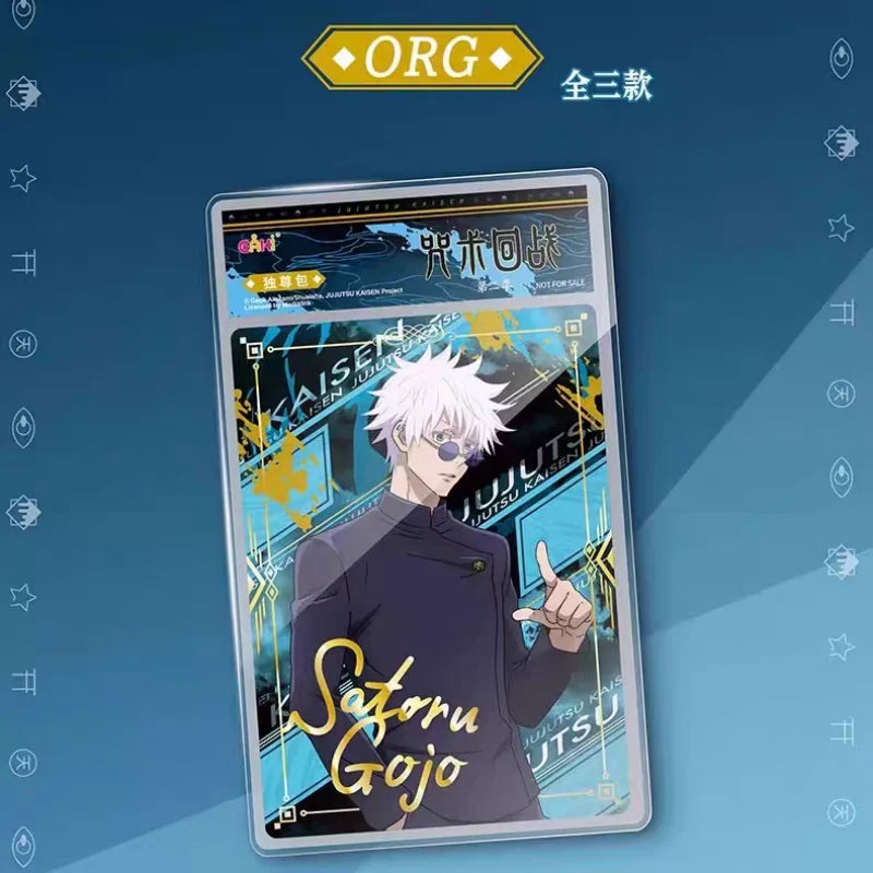 New In Original Box Jujutsu Kaisen Cartoon Characters Collection Hobby Cards Gojo Satoru Shoko Suguru Nobara Children's Gift