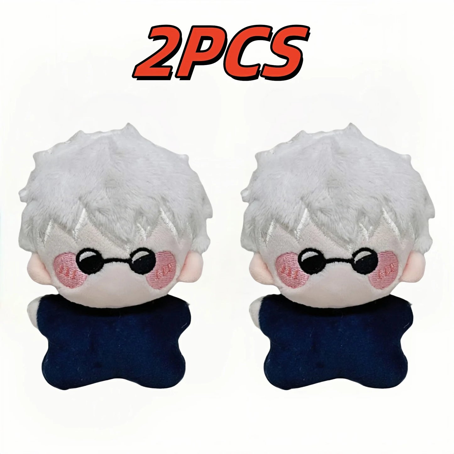 2025New Jujutsu Kaisen Keychain Plush Toys Anime Geto Suguru Satoru Gojos Doll Peluche Brinquedo Stuff Toys Fans Birthday Gifts - Jujutsu Kaisen Merch - Free Shipping Buy Now