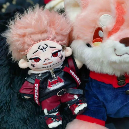 20cm Game Jujutsu Kaisen Ryomen Sukuna Doll Cosplay Cartoon Soft Body Change Clothes Pillow Xmas Gift - Jujutsu Kaisen Merch - Free Shipping Buy Now