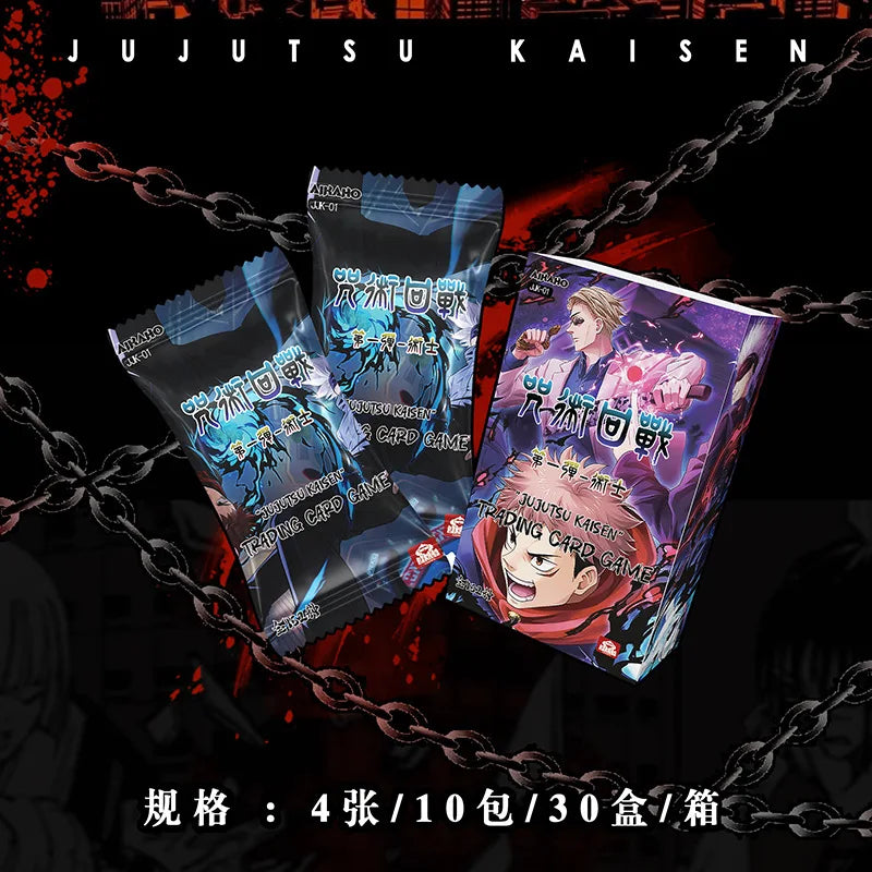 Jujutsu Kaisen Card Gojo Satoru Fushiguro Megumi Itadori Yuji Warlock Japanese Anime Character Games Collection Card Toys Gifts