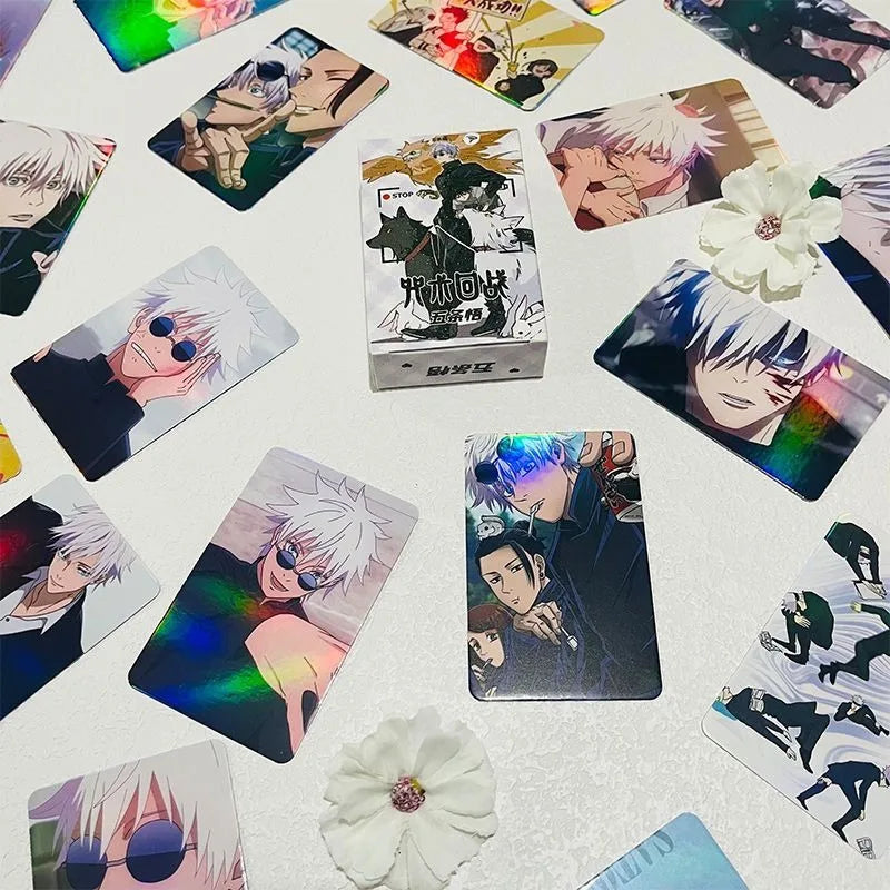 Jujutsu Kaisen Gojo Satoru Laser Lomo Cards Anime Collectible Photocard Gifts Hologram card anime lomo card