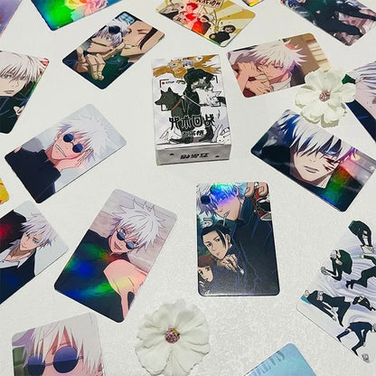 Jujutsu Kaisen Gojo Satoru Laser Lomo Cards Anime Collectible Photocard Gifts Hologram card anime lomo card