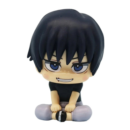Anime Cute Fushiguro Toji Jujutsu Kaisen Figure Gojo Satoru Action Figure Q Version Doll Geto Suguru Statue 10cm PVC Model Toys - Jujutsu Kaisen Merch - Free Shipping Buy Now