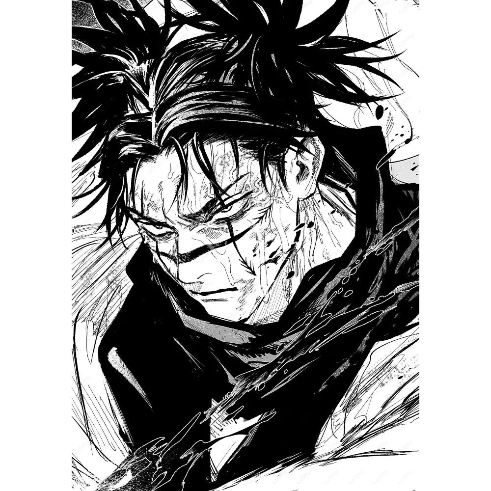 Japan Choso Jujutsu Kaisen Anime Poster Sticky Wall Art Printing Waterproof Home Living Bed Room Bar Aesthetic Decor