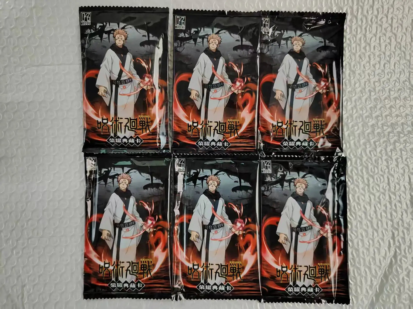 Jujutsu Kaisen Collection Cards 12 Packs Booster Box Glory Edition Anime Trading Card Game CCG Kadou Merchandise